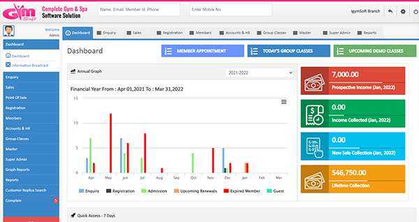 Gym Management Software