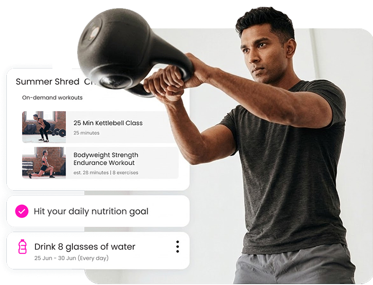 workout plan management feature